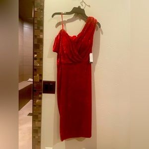 Guess Red Velvet dress, size 12